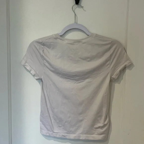 White Crewneck Women's Tee - Picture 2 of 4